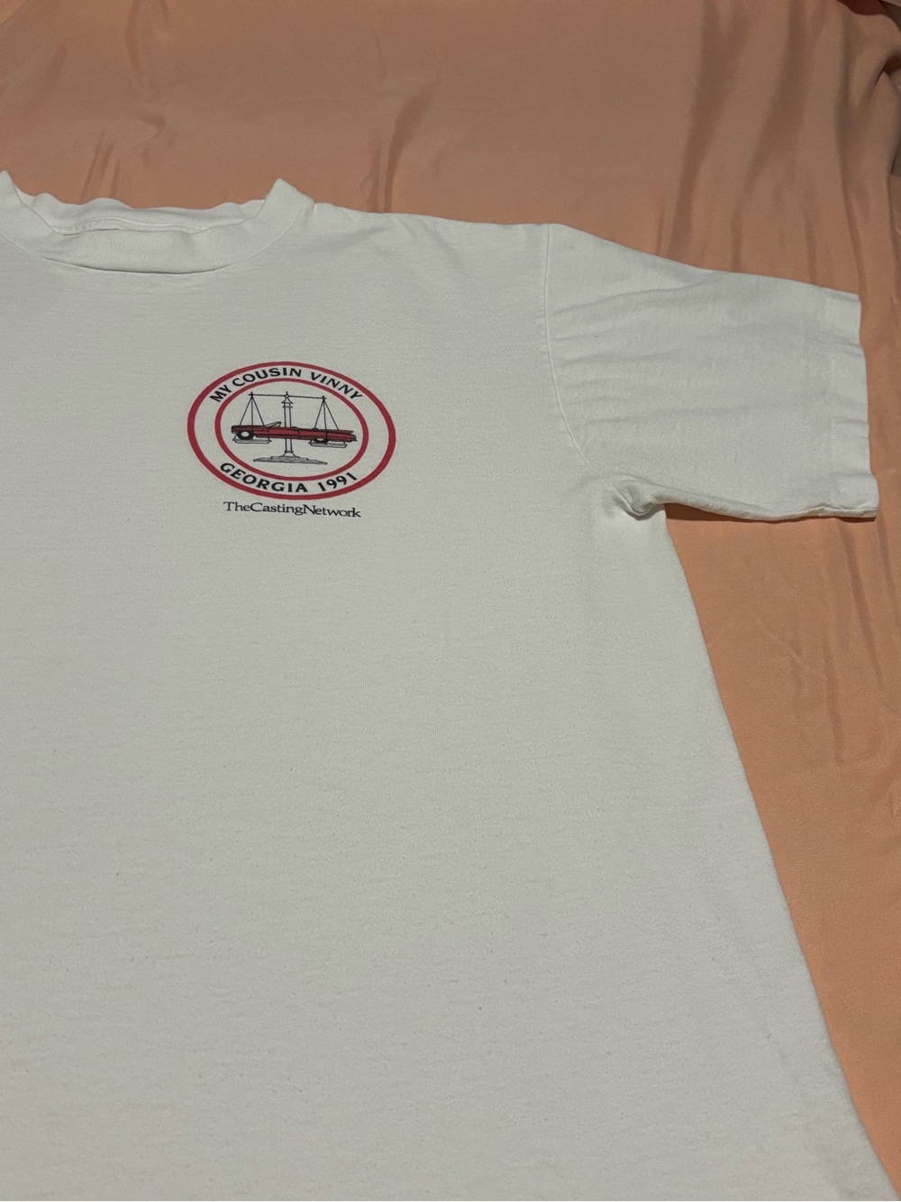 Vintage 90s My Cousin Vinny The Casting Network Movie Promo T-Shirt Size Large